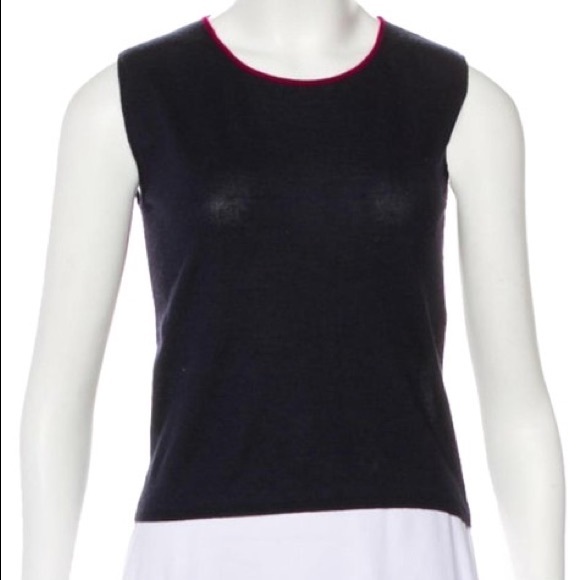 RARE CHANEL Charcoal Gray Sweater Cashmere/Silk BN - Picture 4 of 16